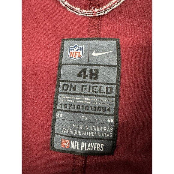 Washington Commanders Authentic Nike Elite Blank Customizable Jersey Size 48 XL - Picture 10 of 14